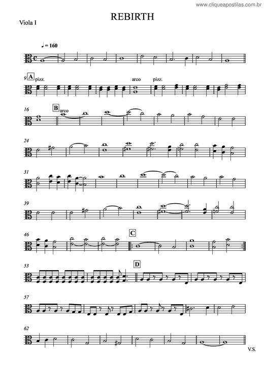 Angra - Rebirth - Partitura, PDF